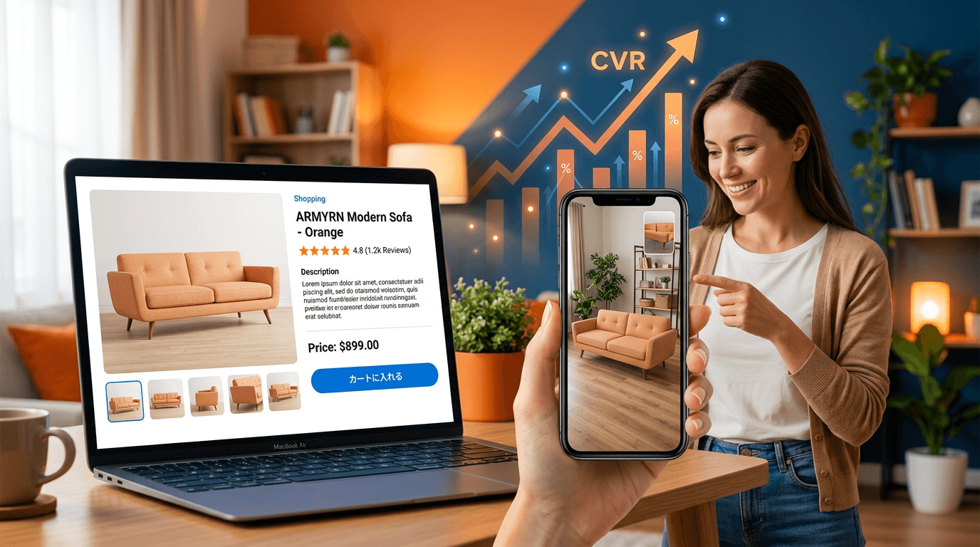 EC×AR導入ガイド｜CVR向上・返品率削減の実践手法と業界別活用法【2026年版】