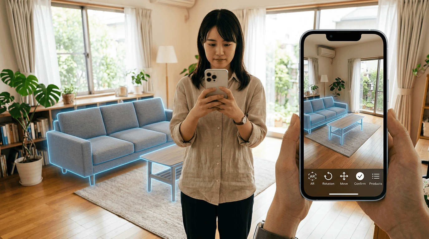 AR家具配置の完全ガイド｜IKEA・ニトリからWebARまで主要ツール比較＆自社EC導入法【2026年版】